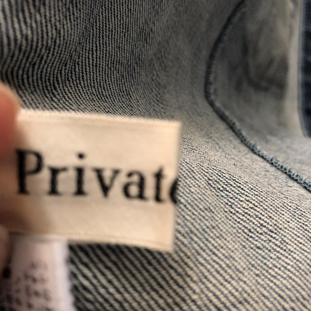 PRIVATE LABEL(プライベートレーベル)のPrivate Label デニムジャケット Gジャン レディースのジャケット/アウター(Gジャン/デニムジャケット)の商品写真