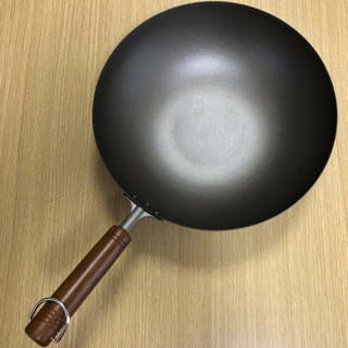 中華鍋　チタン　30㎝　ほぼ未使用(鍋/フライパン)