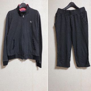 フレッドペリー(FRED PERRY)のFRED PERRYフレッドペリー✴︎ドット リラックスセットアップ Ｌ(セット/コーデ)