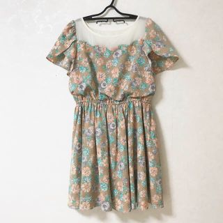 ウィルセレクション(WILLSELECTION)のウィルセレクション  花柄ワンピース(ひざ丈ワンピース)