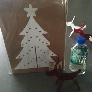 ムジルシリョウヒン(MUJI (無印良品))のクリスマスツリー＆トナカイ(置物)