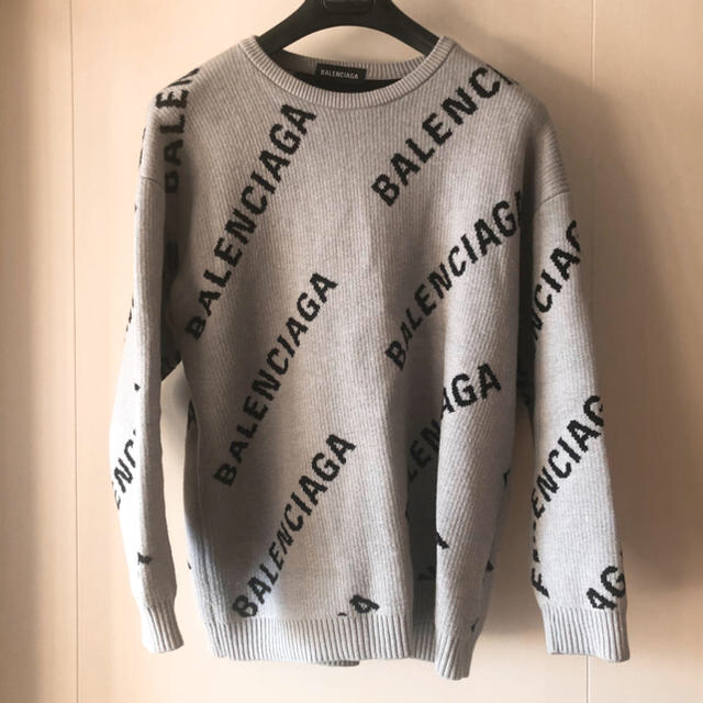 BALENCIAGA ロゴ ニット セータートップス