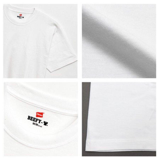 Hanes(ヘインズ)のヘインズ ビーフィー BEEFY-T クルーネック XLサイズ 2枚 メンズのトップス(Tシャツ/カットソー(半袖/袖なし))の商品写真
