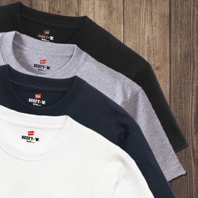 Hanes(ヘインズ)のヘインズ ビーフィー BEEFY-T クルーネック XLサイズ 2枚 メンズのトップス(Tシャツ/カットソー(半袖/袖なし))の商品写真