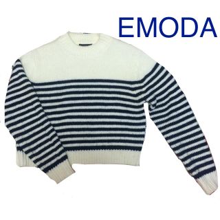 エモダ(EMODA)のEMODA ボーダーニット(ニット/セーター)