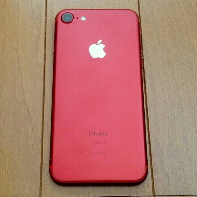 スマートフォン本体iPhone7 PRODUCT  RED 128GB ソフトバンク 【美品】