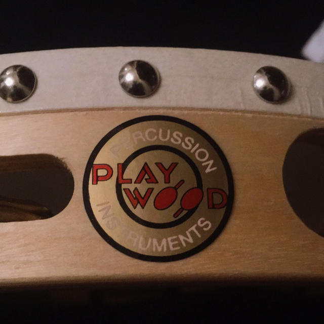 playwood プレイウッド　タンバリン　本皮製　Percussion 楽器の打楽器(その他)の商品写真