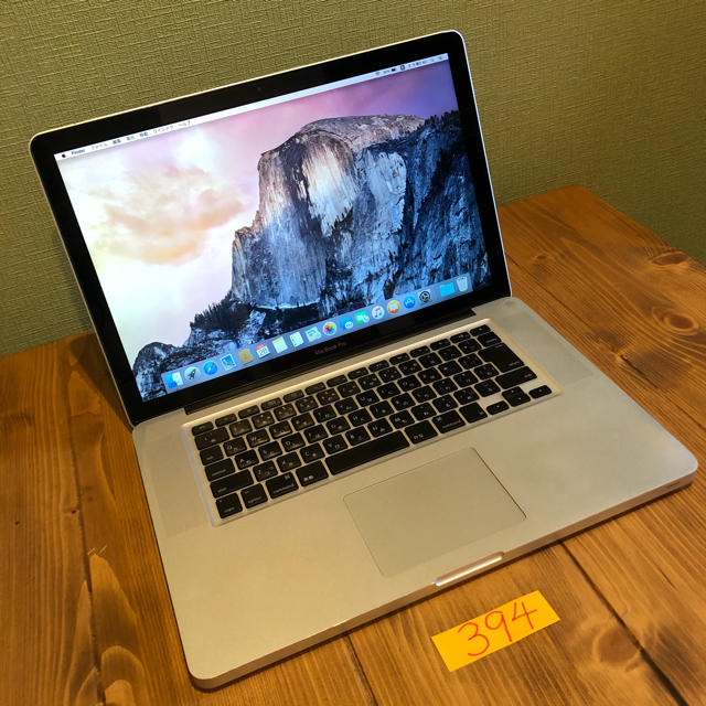 格安！MacBook pro 15インチ mid2010hosiP出品一覧