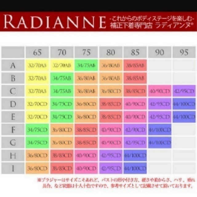 ラディアンヌブラジャー　ショーツ　セット レディースの下着/アンダーウェア(ブラ&ショーツセット)の商品写真