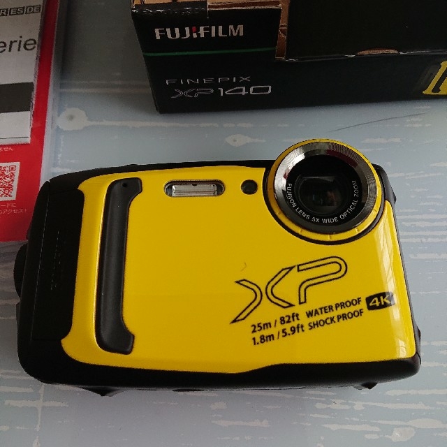 【新品・未使用】FILM FinePix XP FINEPIX XP140 黄色