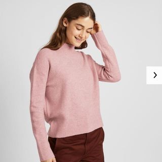 ユニクロ(UNIQLO)のUNIQLO スフレヤーンモックネックセーター(ニット/セーター)