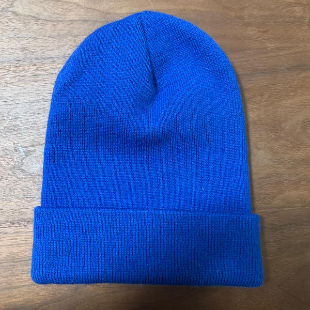 carhartt ニット帽　ブルー