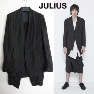 ユリウス(JULIUS)のJULIUS カラーレステーラードジャケット カットソー 1 2018PF(テーラードジャケット)