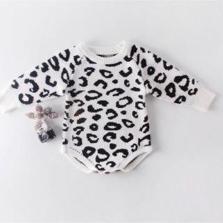 ザラキッズ(ZARA KIDS)のレオパードロンパース(ロンパース)