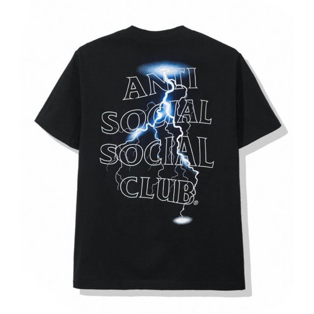 ANTI(アンチ)のANTI SOCIAL SOCIALCLUB Twister Black Tee メンズのトップス(Tシャツ/カットソー(半袖/袖なし))の商品写真