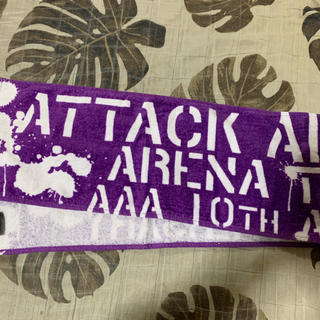 トリプルエー(AAA)のAAA 10th タオル(紫)(国内アーティスト)