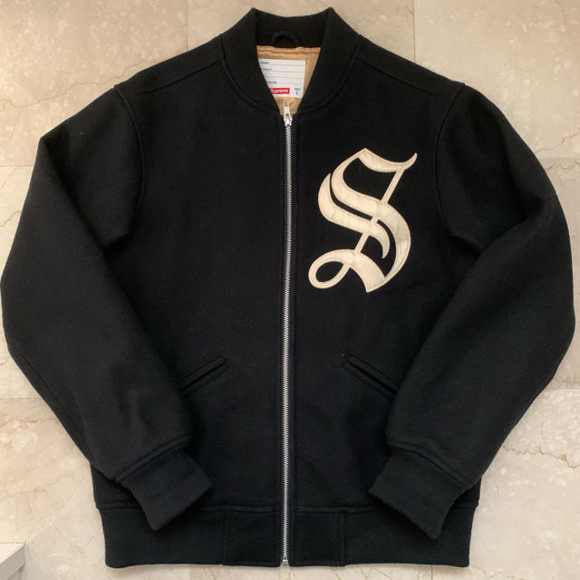 Supreme(シュプリーム)のkyy様専用　 old english zip varsity jacket メンズのジャケット/アウター(スタジャン)の商品写真