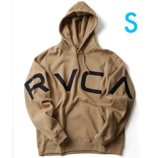 ルーカ(RVCA)の【希少】RVCA プルオーバーパーカー ベージュ　Sサイズ(パーカー)