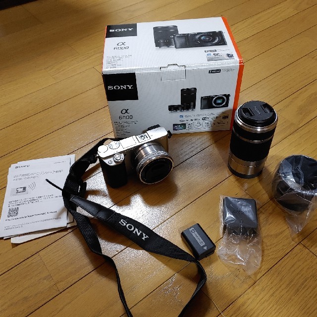 SONY α6000 ILCE-6000Y ダブルズームレンズキット 【後払い手数料無料