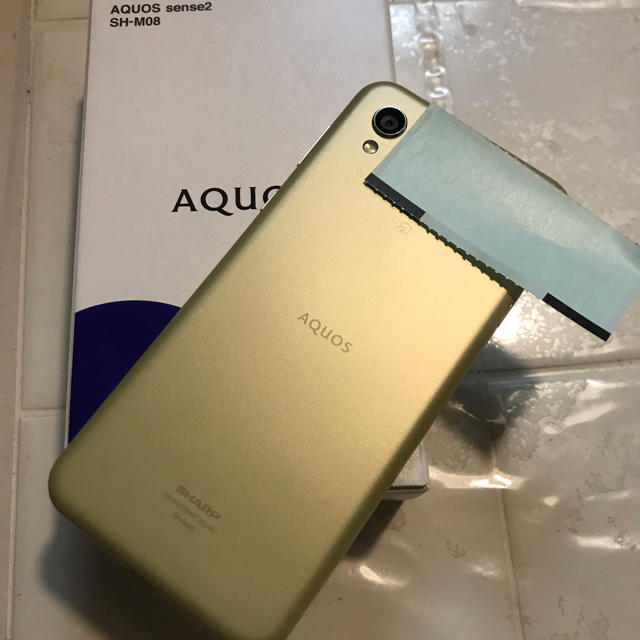 SHARP AQUOS sense2 SH-M08 SIMフリー イエロー