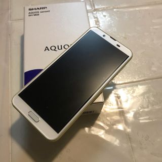 アクオス(AQUOS)のAQUOS sense2 SH-M08 (simフリー) アッシュイエロー(スマートフォン本体)