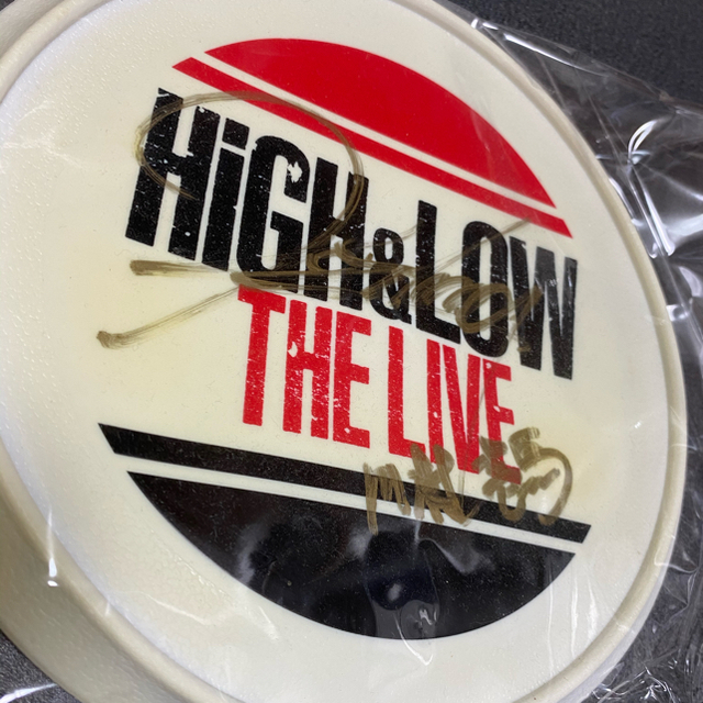 high&low the live フリスビー（川村壱馬サイン）値下げしました