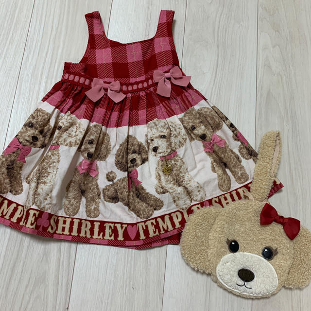 Shirley Temple(シャーリーテンプル)のプードル 80 セット キッズ/ベビー/マタニティのベビー服(~85cm)(ワンピース)の商品写真