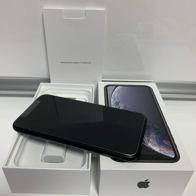 iPhone(アイフォーン)のたきもと様専用!!新品･未使用･iPhoneXR 64GB 黒SIMフリー スマホ/家電/カメラのスマートフォン/携帯電話(スマートフォン本体)の商品写真