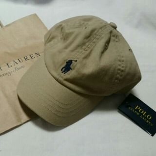 ポロラルフローレン(POLO RALPH LAUREN)のchi様専用！ キャップ ベージュ56(帽子)