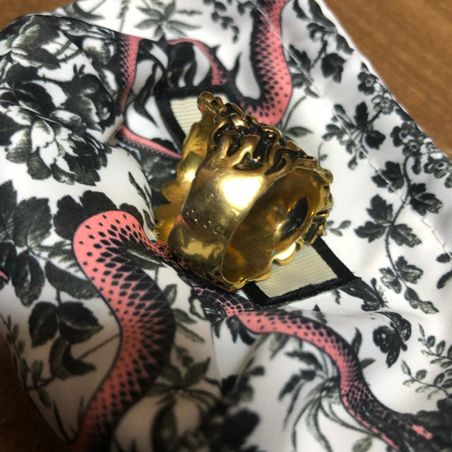 Gucci(グッチ)のGUCCI グッチ　ライオンリング　19号 メンズのアクセサリー(リング(指輪))の商品写真