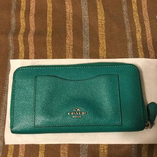 コーチ(COACH)のコーチ　グリーン　財布(長財布)