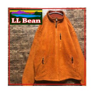 エルエルビーン(L.L.Bean)のエルエルビーン L.L.Bean フリース ジャケット オレンジ フルジップ(その他)