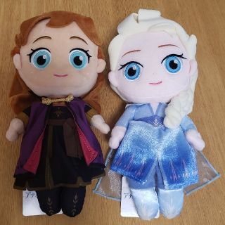 アナトユキノジョオウ(アナと雪の女王)のアナ雪ぬいぐるみセット プライズ 景品(ぬいぐるみ)