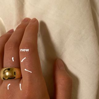 新作　gold volume ring(リング(指輪))