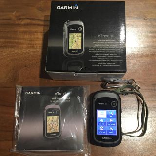 ガーミン(GARMIN)のガーミン Garmin eTrex30 英語版 日本語地図、地形図 入り(登山用品)