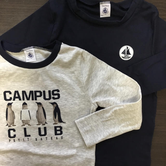 PETIT BATEAU(プチバトー)の【ミナ様専用】5ans 10ans  キッズ/ベビー/マタニティのキッズ服男の子用(90cm~)(Tシャツ/カットソー)の商品写真