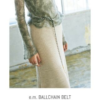 アリシアスタン(ALEXIA STAM)のJuemi  e.m. BALLCHAIN BELT(ベルト)