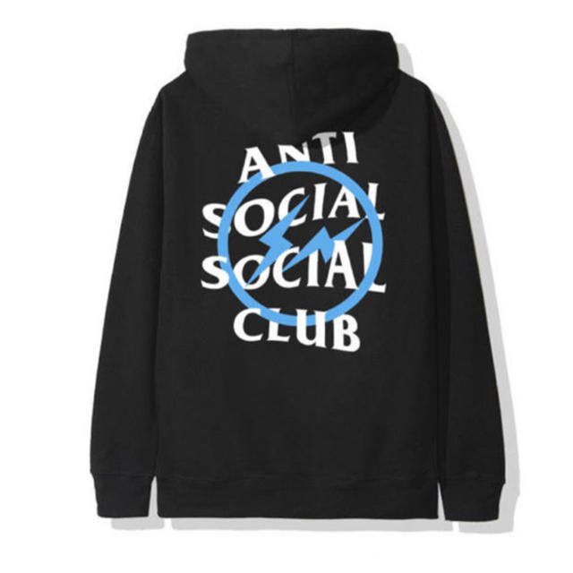 XXL Fragment x Assc Blue Bolt Hoodie