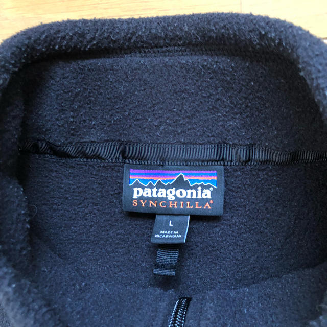 patagonia(パタゴニア)のパタゴニア★クラシック★シンチラ★フリース★ベスト★L★ブラック メンズのトップス(ベスト)の商品写真