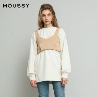 マウジー(moussy)のMOUSSY BUSTIER SET LONG トップス 今季(ニット/セーター)