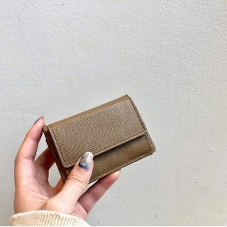 トゥデイフル(TODAYFUL)の【新品未使用】TODAYFUL Mini Leather Wallet 本革財布(財布)