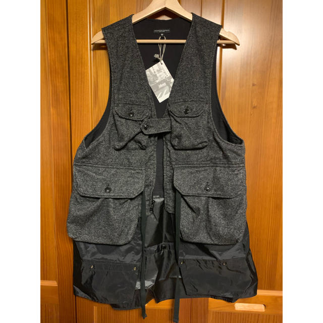 Engineered Garments(エンジニアードガーメンツ)の【値下】2019 F/W GAME VEST - BLEND HOMESPUN メンズのトップス(ベスト)の商品写真