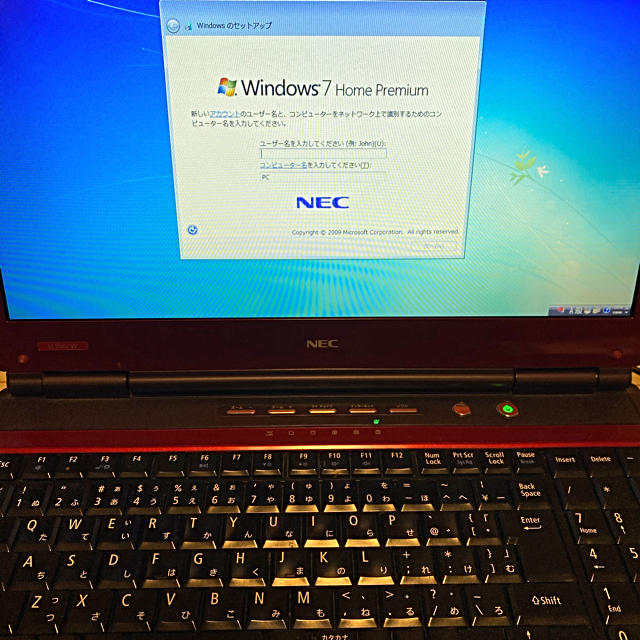 NEC(エヌイーシー)の(彩弥さん専用)ノートパソコン　NEC LaVie LL550  スマホ/家電/カメラのPC/タブレット(ノートPC)の商品写真
