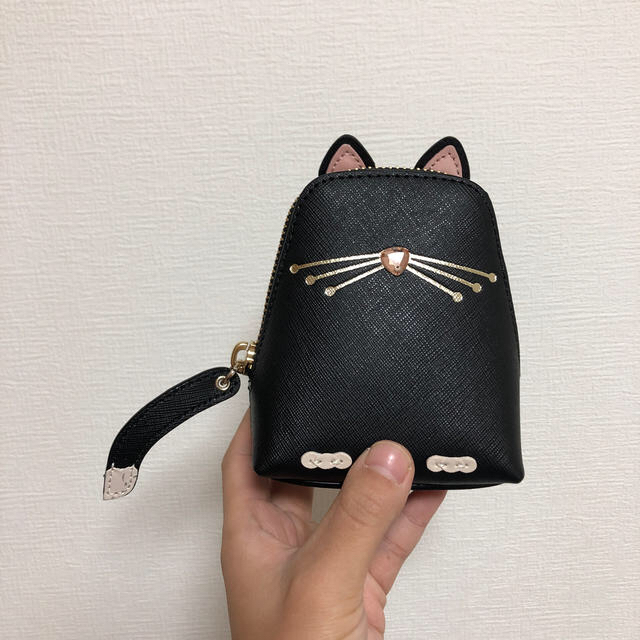 kate spade ネコ財布ポーチ