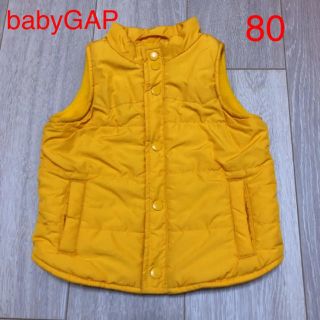 ベビーギャップ(babyGAP)のbabyGAP  ダウンベスト　80(ジャケット/コート)