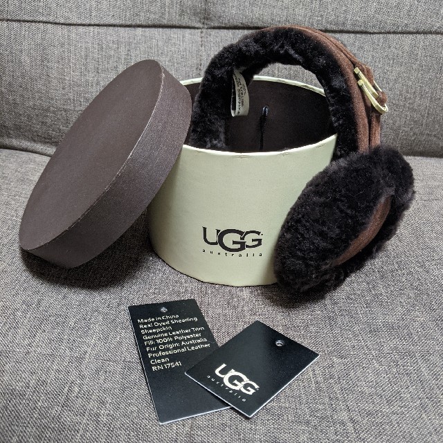 アグ　UGG イヤーマフ　耳あて　ブラウン　チャコール