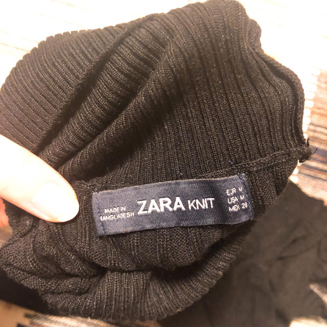 ZARA(ザラ)のZARA リブタートルネック レディースのトップス(ホルターネック)の商品写真