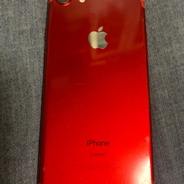 Apple(アップル)の【中古】iPhone7 128GB RED 本体+箱のみ スマホ/家電/カメラのスマートフォン/携帯電話(スマートフォン本体)の商品写真