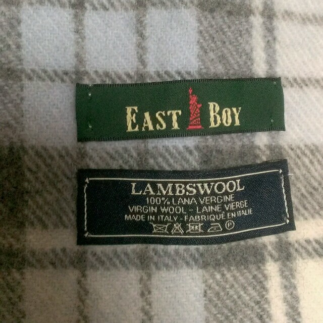 EASTBOY(イーストボーイ)の新品EASTBOY♡マフラー♡ブルー レディースのファッション小物(マフラー/ショール)の商品写真
