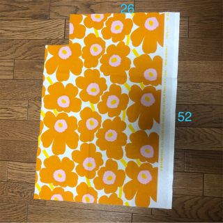 マリメッコ(marimekko)のマリメッコ生地　ミニウニッコ　はぎれ(生地/糸)